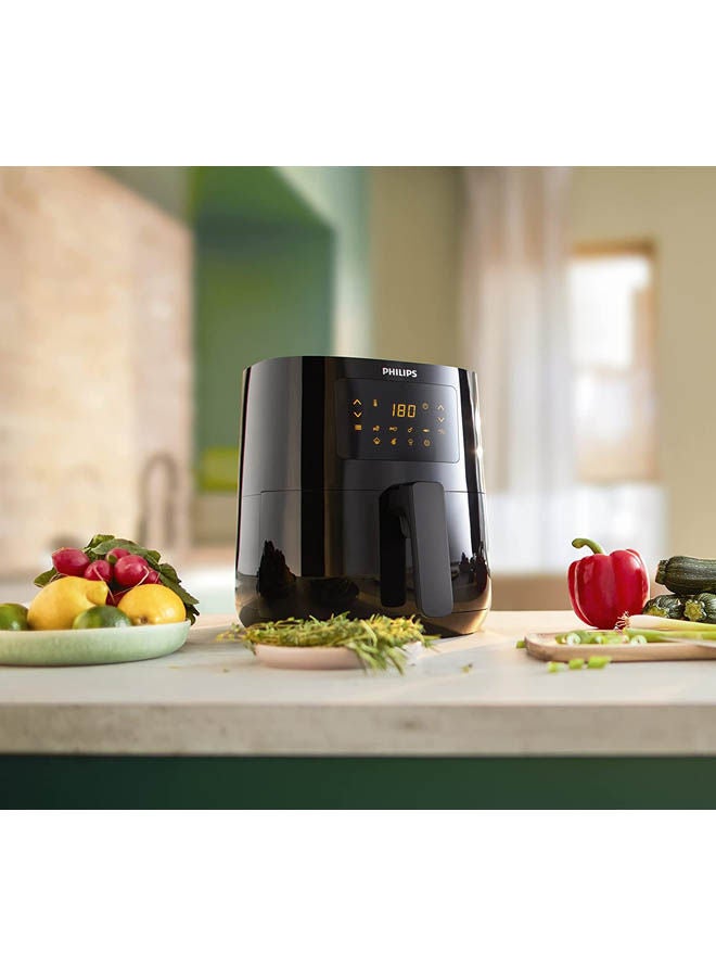 Essential Airfryer Compact  With Rapid Air Technology 4.1 L HD9252-91 Black