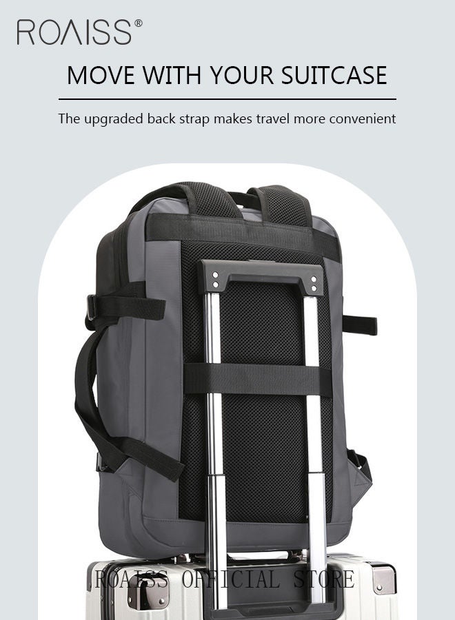 Large Travel Backpack Carry On Backpack Expandable Airline Airplane Approved Weekender Backpack Hiking Backpack Laptop Backpack with USB Charging Port Waterproof Backpack