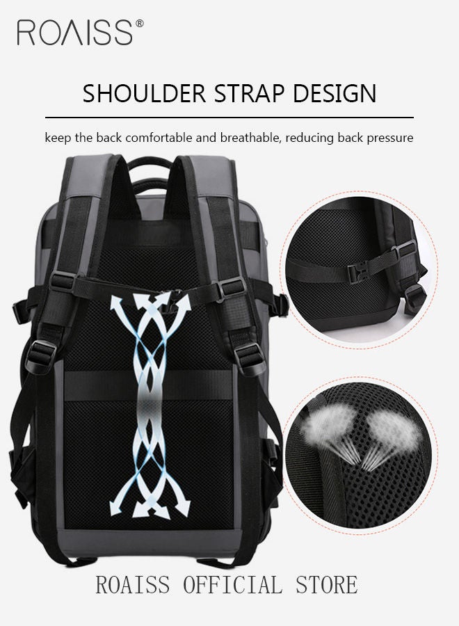 Large Travel Backpack Carry On Backpack Expandable Airline Airplane Approved Weekender Backpack Hiking Backpack Laptop Backpack with USB Charging Port Waterproof Backpack