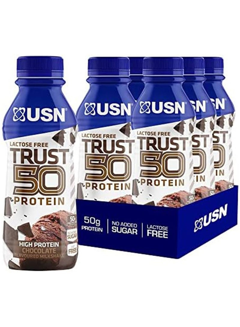 Trust Protein Fuel 50 Chocolate 500ml Pack Of 6