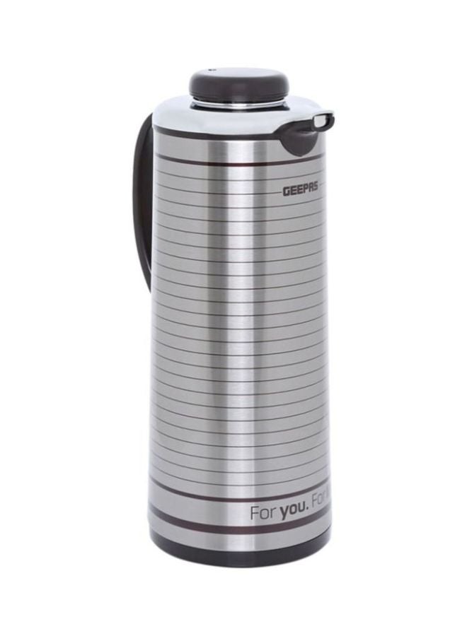 Vacuum Flask Silver/Black