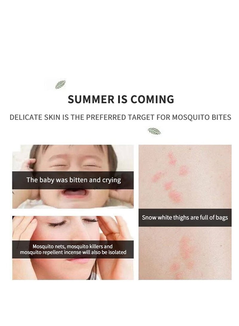 Nsect Sting Bite Relief Electronic Mosquito Bites Itching Treatment Tool Thermal Frequency Pulse antipruritic Stick Fast Symptom Relief,Reduce Pain Portable USB Rechargeable