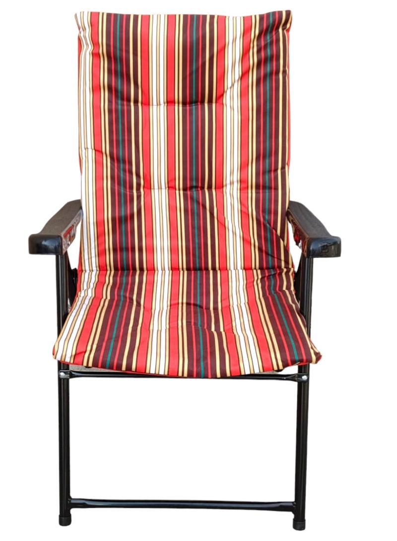 Foldable Camping Chair with Cusion Premium Quality | Beach Chair | Garden Chair | Fishing Chair | Travel Chair | Picnic Chair