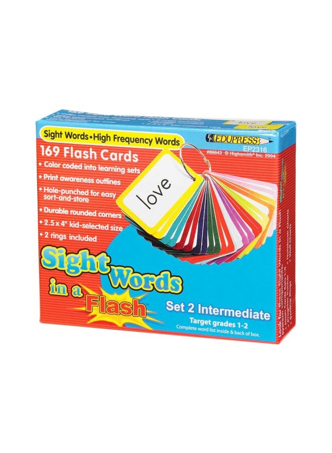 169-Piece Flash Card 65500