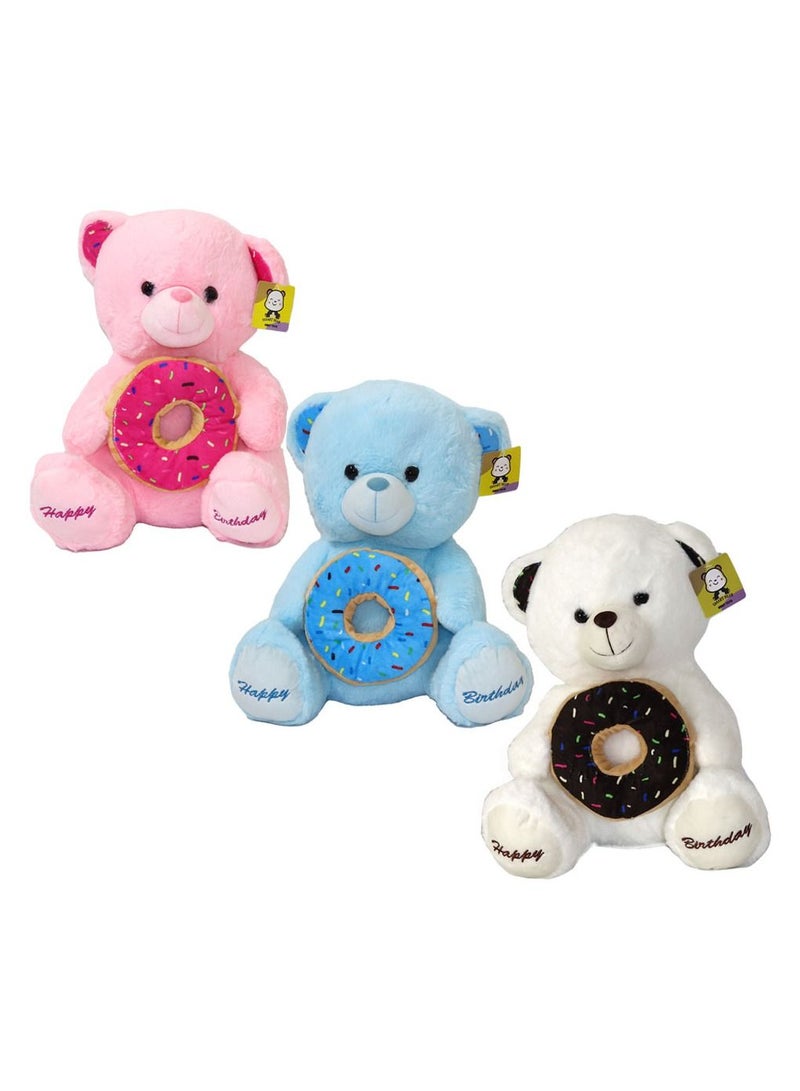 3-Piece Bear Plush Toy 35 cm