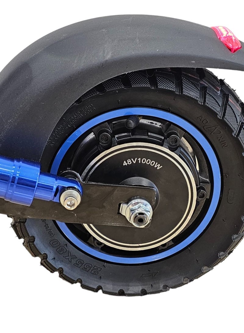 Electric Scooter 1000W Motor 48V10Ah Battery 35 to 45Km Range Max Speed 55KmpH 4 Suspension Led Lights & Digital Display  E10