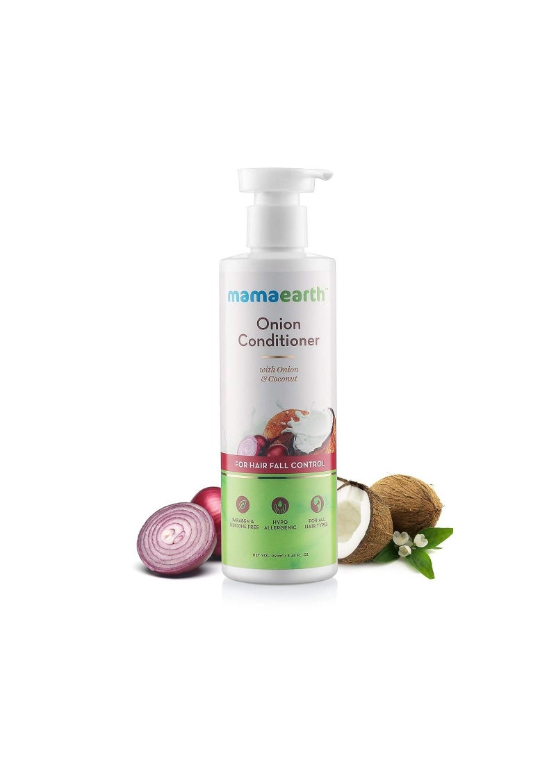 Mamaearth Onion Conditioner for Men and Women 400 ml - Hair Fall Control and Fast Hair Growth.