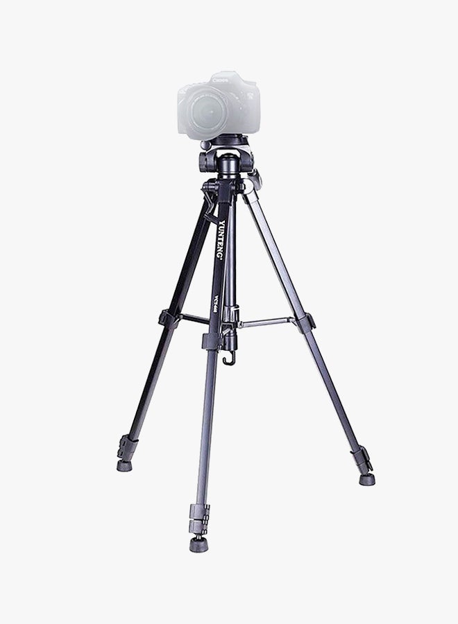 Vct-668 Pro Tripod With Damping Head Fluid Pan For Slr/Dslr Canon Nikon Black