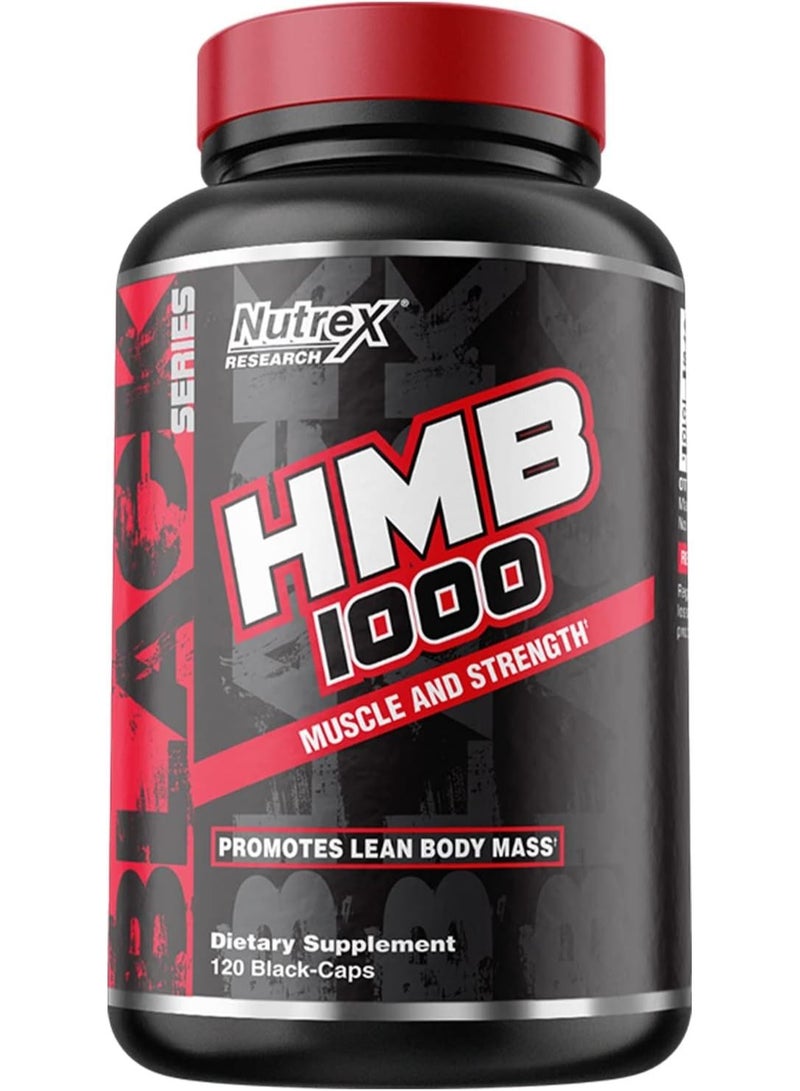 HMB 1000 MG Supports Muscle Recovery Reduce Skeletal Damage 120 Capsules