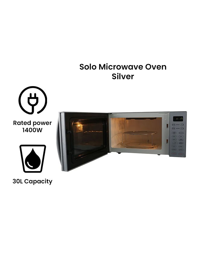 Microwave With Grill 30 L 1400 W MWO611SL Silver