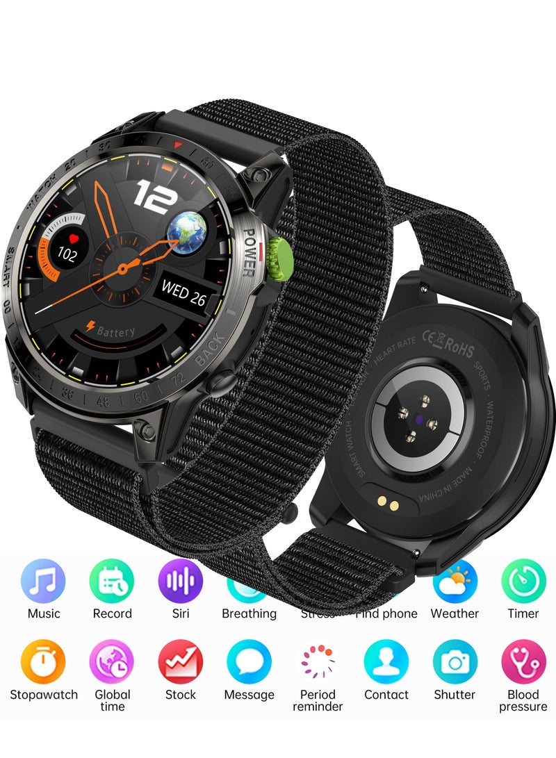 Mens Smartwatch with Bluetooth Calls Fitness Tracker Sports Smart Watch for Men