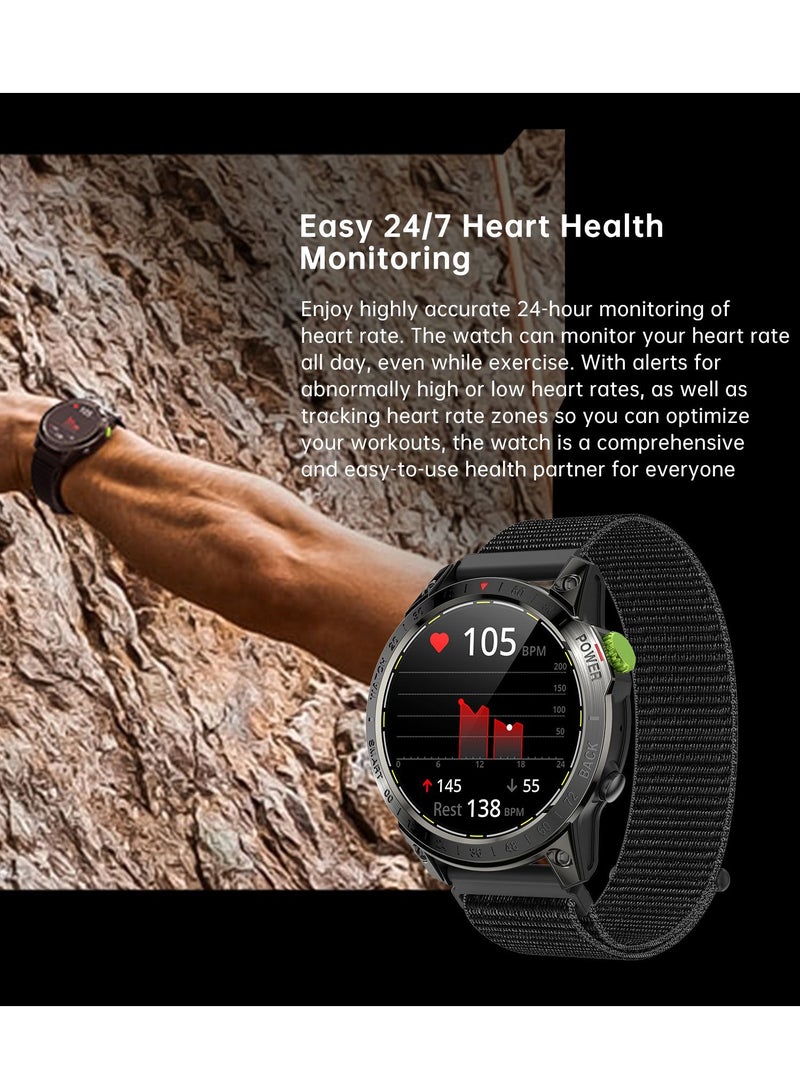 Mens Smartwatch with Bluetooth Calls Fitness Tracker Sports Smart Watch for Men