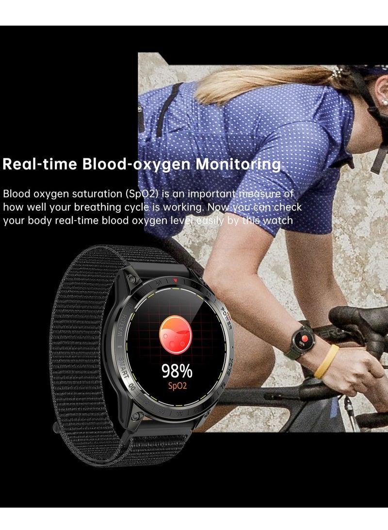 Mens Smartwatch with Bluetooth Calls Fitness Tracker Sports Smart Watch for Men