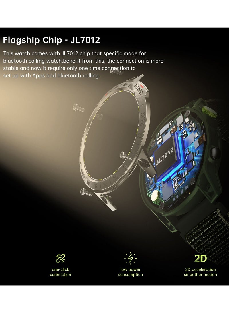 Mens Smartwatch with Bluetooth Calls Fitness Tracker Sports Smart Watch for Men
