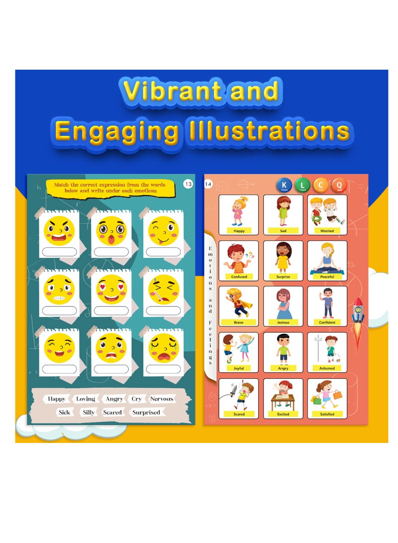 Educational Learning Toy for 4+ Kids, Sound Book on Easy Learning of Good Habits and LifeSkills with Musical Rhymes and Audio Stories for 4 5 6 year kid