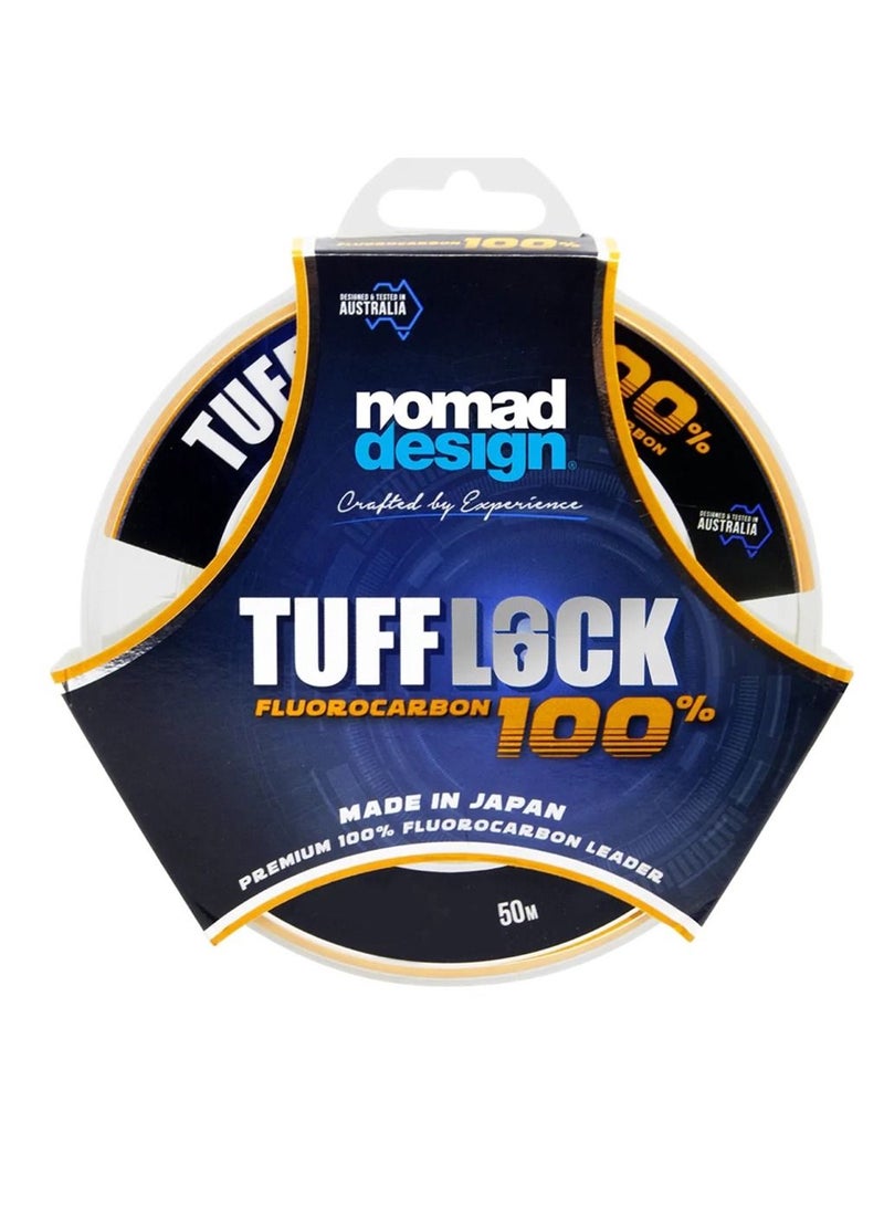 Nomad Design Tufflock 100% Fluorocarbon Leader 50m