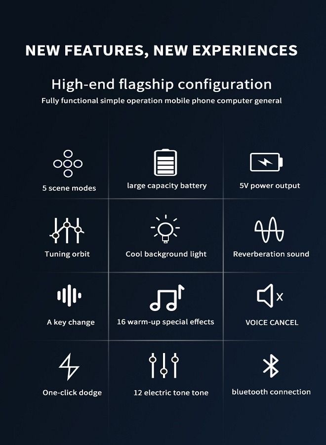 Sound Card Microphone Podcast Package Is Specially Designed For Live Broadcast And Music And Short Video Recording.