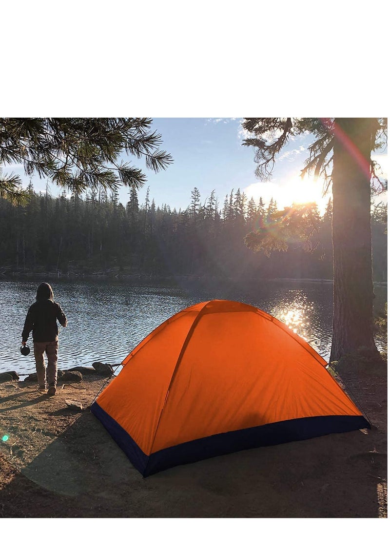 Automatic Camping Tent 4 Persons (200X200X135) CM,Instant Automatic Pop Up Dome Tent,Portable Windproof Lightweight for Family Backpacking Hunting Hiking Outdoor Beach Tent and Picnic Tent-Multicolour