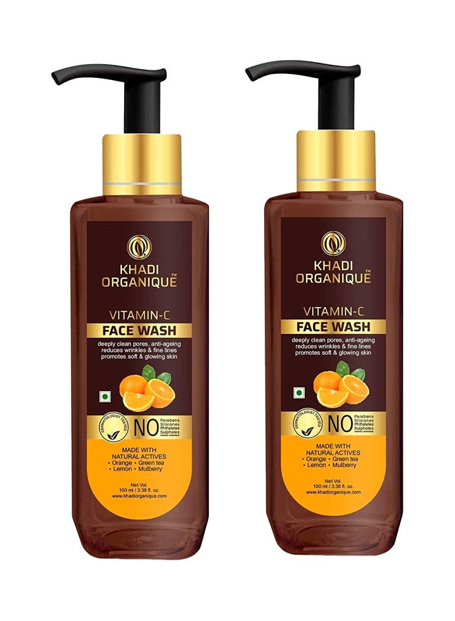 Pack Of 2 Vitamin C Face Wash 200ml