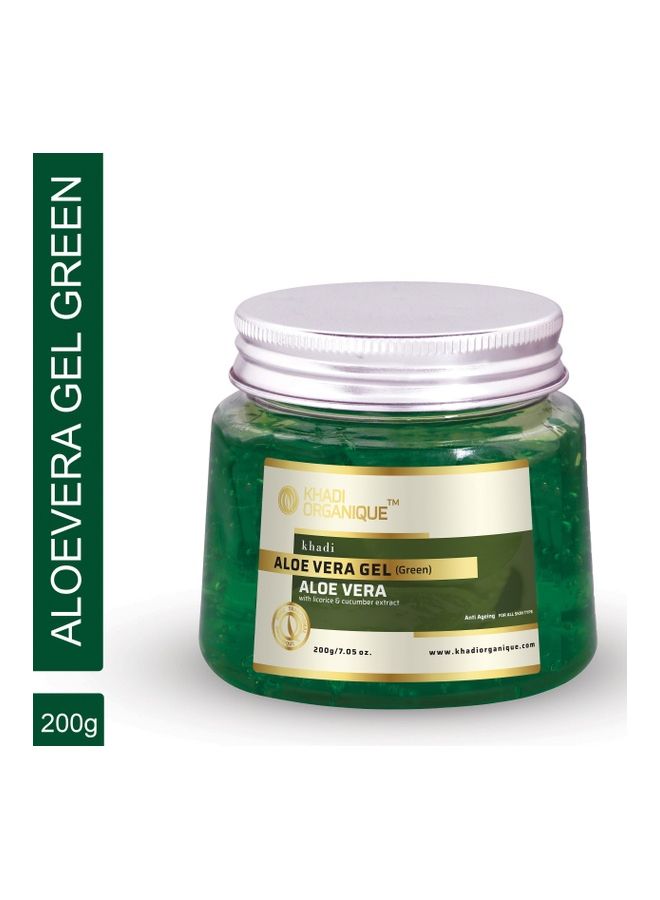 Aloevera Gel Green For Face & Body Treatment 200grams