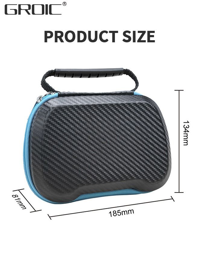 Gaming Controller Case Compatible with PS5 DualSense Controller, Anti-Slip Silicone Skin Protective Cover Case with 4 Thumb Grip Caps, PS5 Controller Travel Cases Protective Cover Storage Carrying Bag