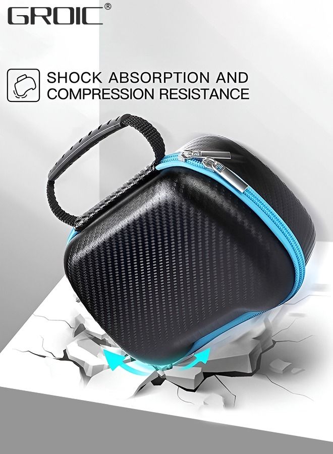 Gaming Controller Case Compatible with PS5 DualSense Controller, Anti-Slip Silicone Skin Protective Cover Case with 4 Thumb Grip Caps, PS5 Controller Travel Cases Protective Cover Storage Carrying Bag