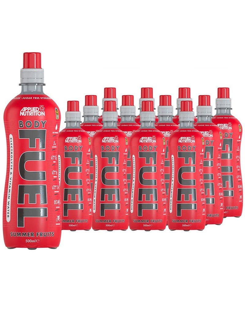 Body Fuel Drink Summer Fruit Flavor 500Ml Pack Of 12