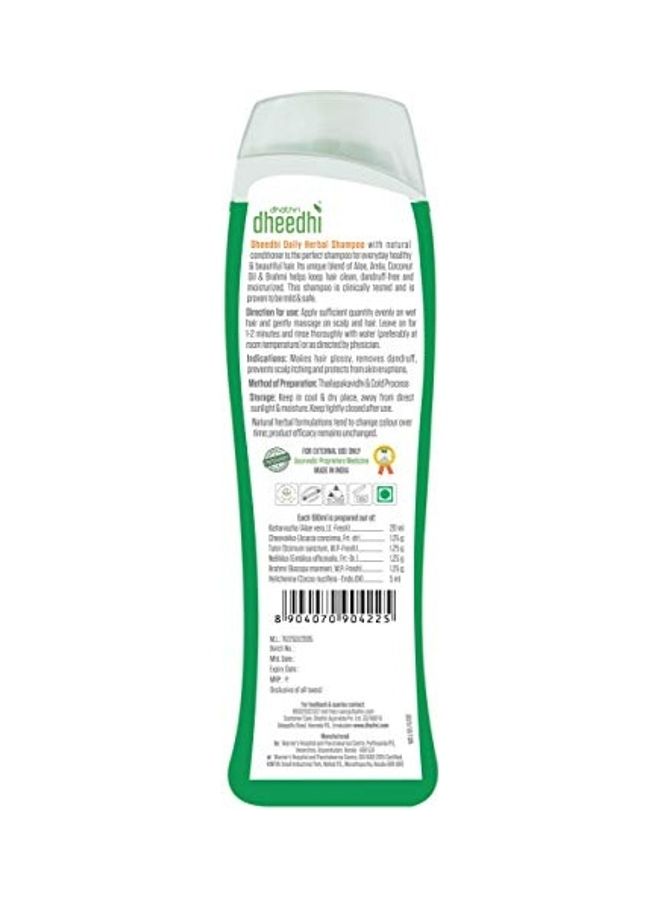 Dheedhi Daily Herbal Shampoo White 400ml
