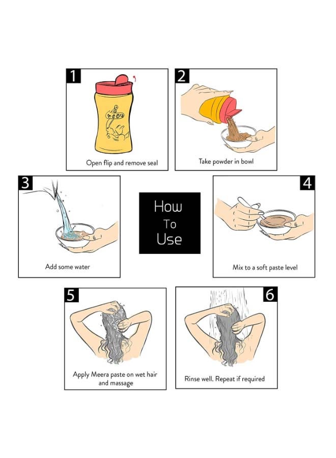 Hair Wash Herbal Powder 120grams