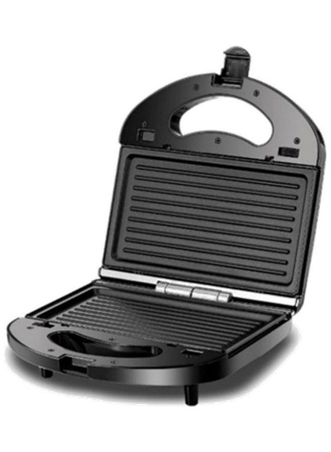 3 In 1 Interchangeable Grill & Waffle& Sandwich Maker 650 - 780 W TS2130-B5 Black