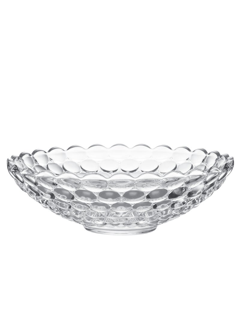 Voidrop Glass Bowl Crystal Design Bowls For Kitchen Home Décor fruit bowl Centerpiece Table Decorations Great For Dining Vegetable Bowls Serving Bowls, Salad Bowl Candy Bowl Fruit Bowl 30 cm