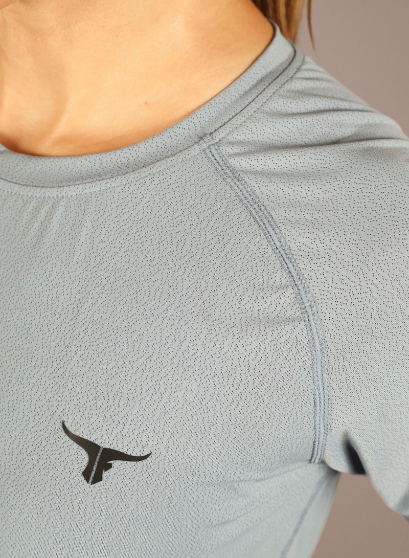 Antares Tee - Ladies T-Shirt - Blue Gray