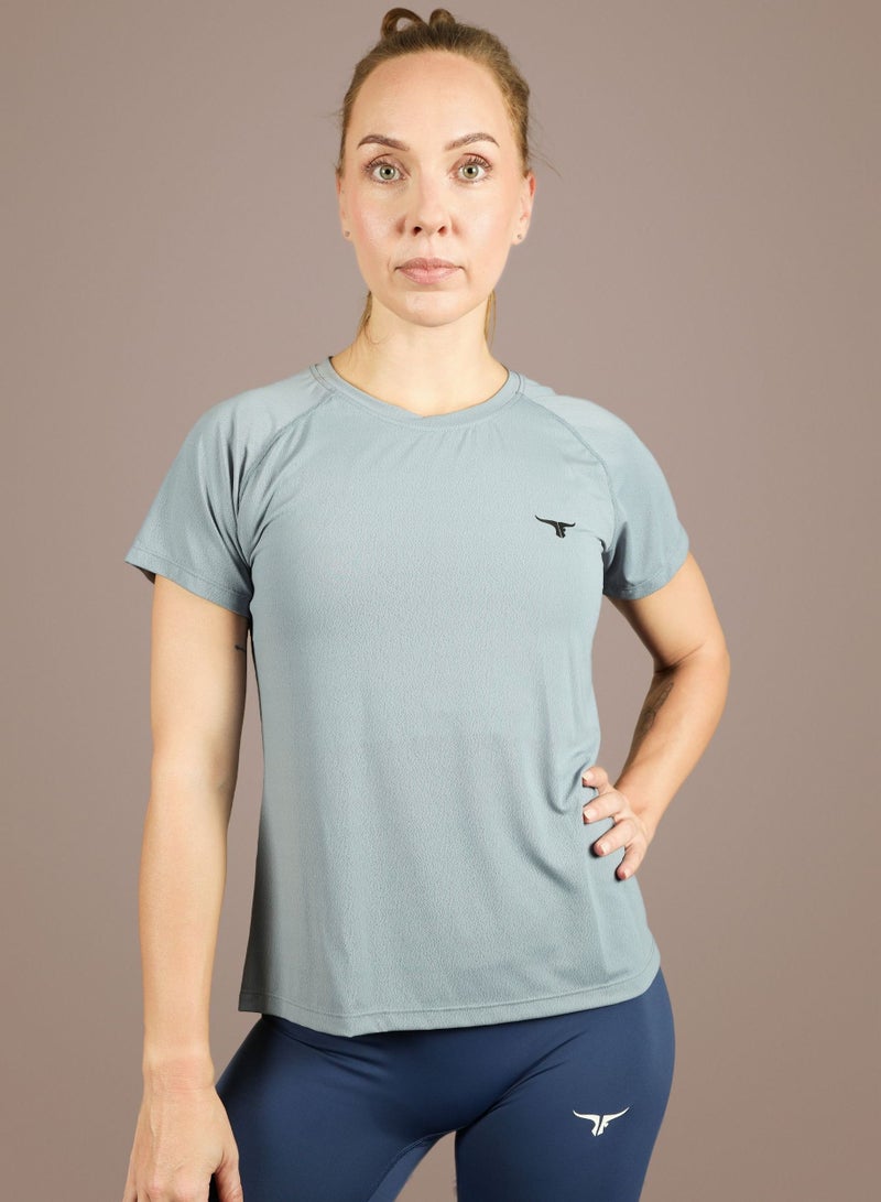 Antares Tee - Ladies T-Shirt - Blue Gray