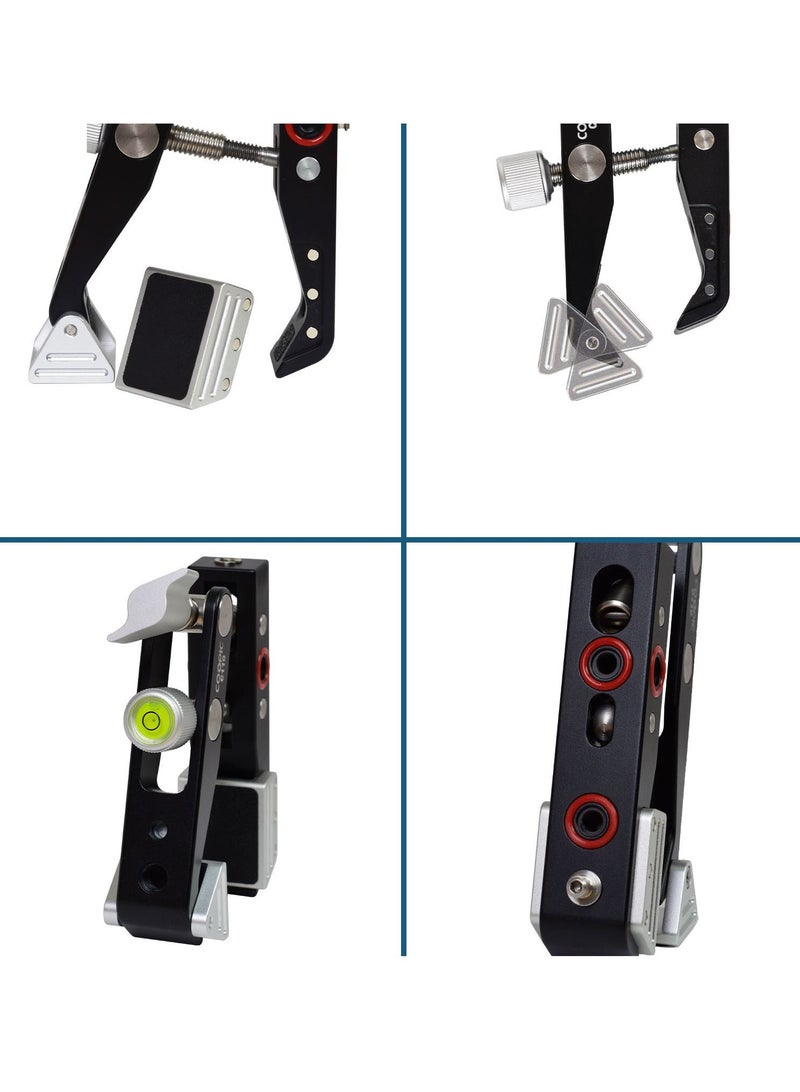 COOPIC C110 Heavy duty super clamp, multi-functional camera clamp with 1/4” thread for DSLR camera, Gopro, monitor, led light, etc