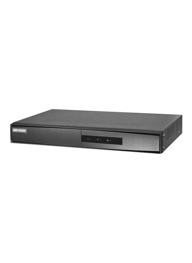 8-ch Mini 1U 8 PoE NVR, Up to 4-ch 1080p Decoding Capability, Up to 60 Mbps Incoming & Outgoing Bandwidth, H.265+/H.265/H.264+ Video Compression, HDMI & VGA Output, Black | DS-7108NI-Q1/8P/M (NO HDD)