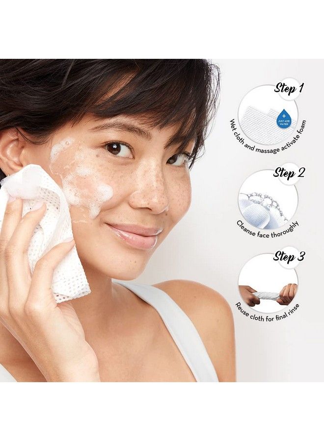 Daily Facials Gentle Clean 5In1 Water Activated Cloths With Vitamin E For Younger Looking Skin 33 Ea (Pack Of 2)