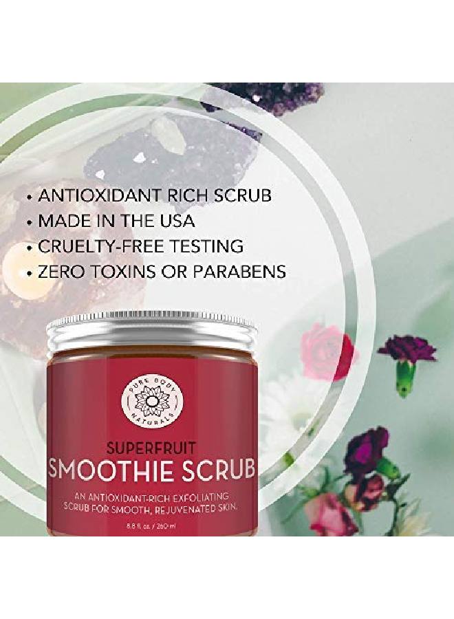Superfruit Smoothie Scrub 88 Fl Oz By ; Antioxidantrich Exfoliating Scrub For Smooth Rejuvenated Skin