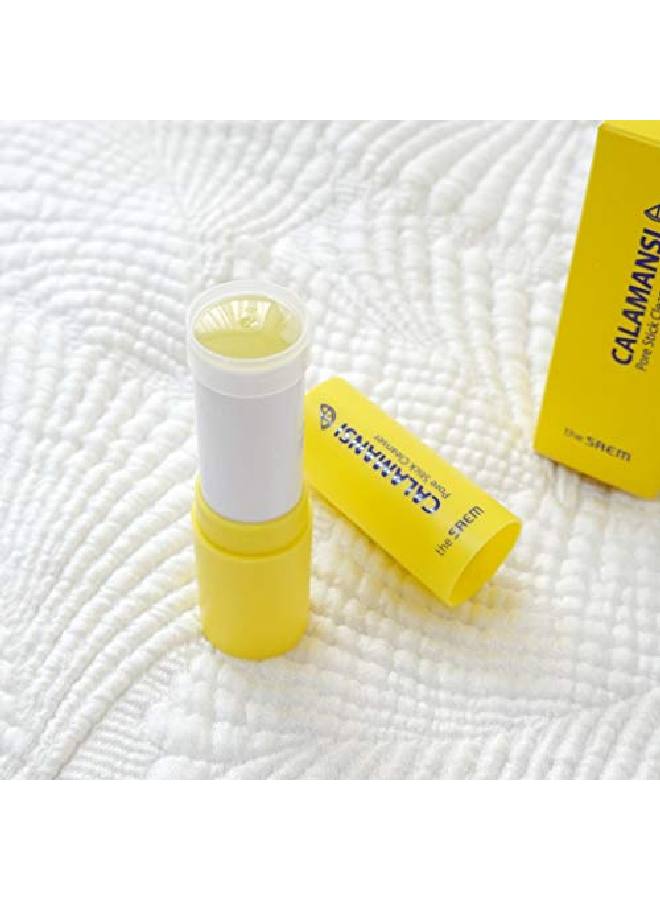 [The Saem] Calamansi Pore Stick Cleanser 15G Skin Clearing Pore Deep Cleansing Stick Removes Blackheads And Sebum Exfoliating Dead Skin Cells