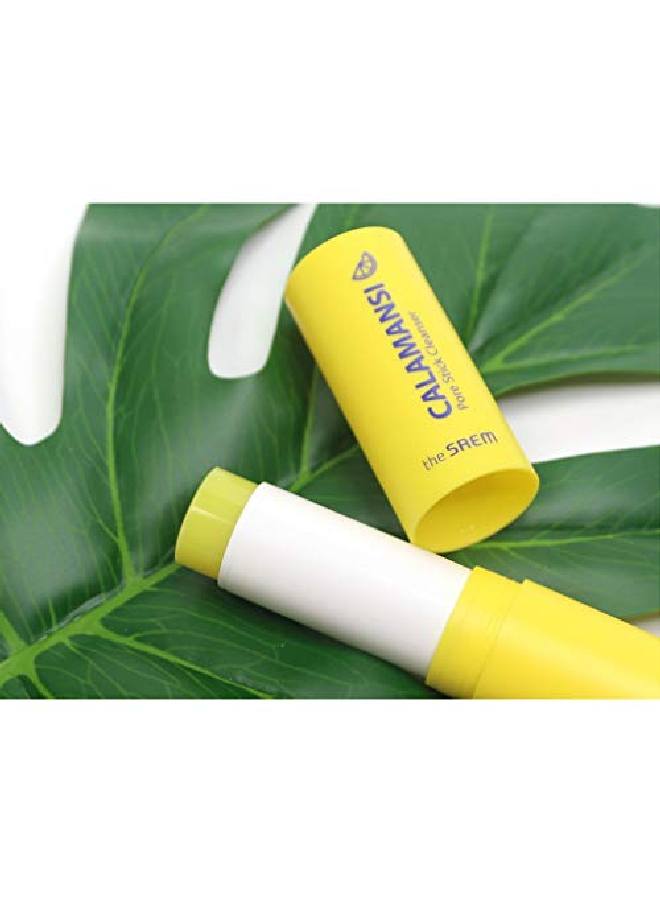 [The Saem] Calamansi Pore Stick Cleanser 15G Skin Clearing Pore Deep Cleansing Stick Removes Blackheads And Sebum Exfoliating Dead Skin Cells