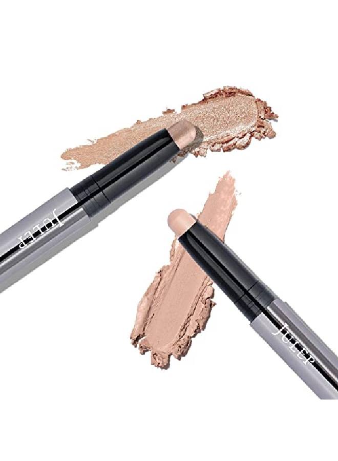 Eyeshadow 101 Crème To Powder Waterproof Eyeshadow Stick Duo; Desert & Champagne