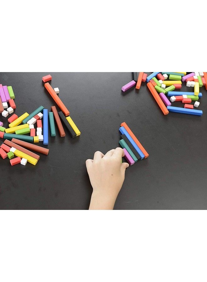 Foam Cuisenaire Rods Individual Set Math Manipulatives Montessori Math Rods Math Counters Math Blocks Counting Blocks Montessori Math Fraction Bars Number Rods (Set Of 74)