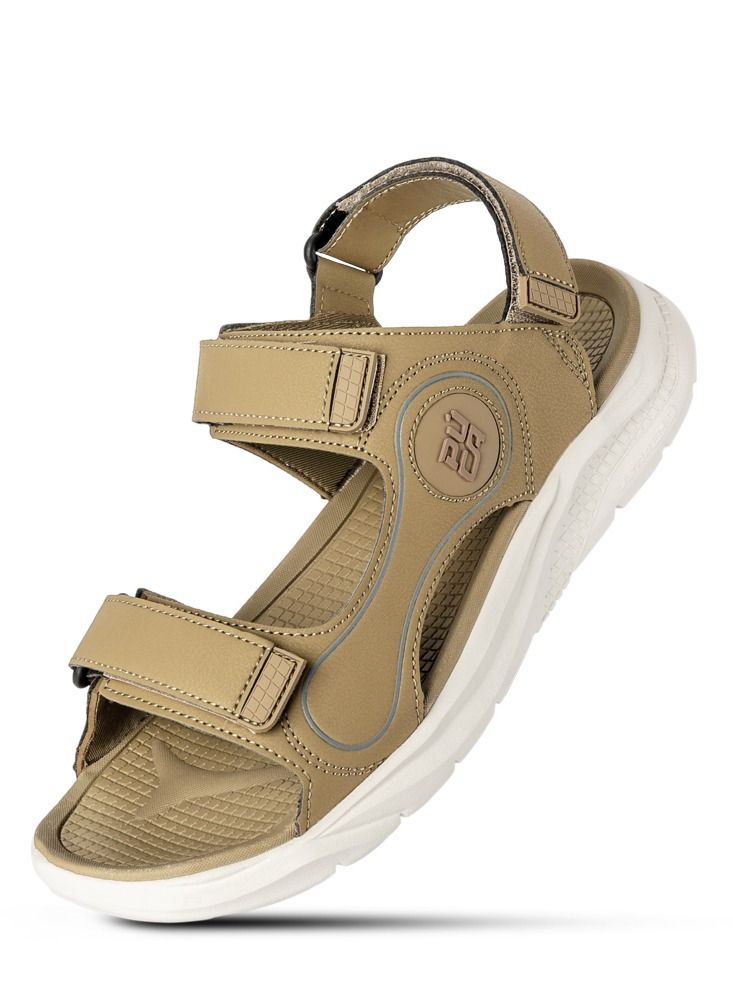PUCA Sandals For Men | Comfortable Men's Sandals| Phylon Outsole | Anti-Skid | Velcro | Gripper Mouse