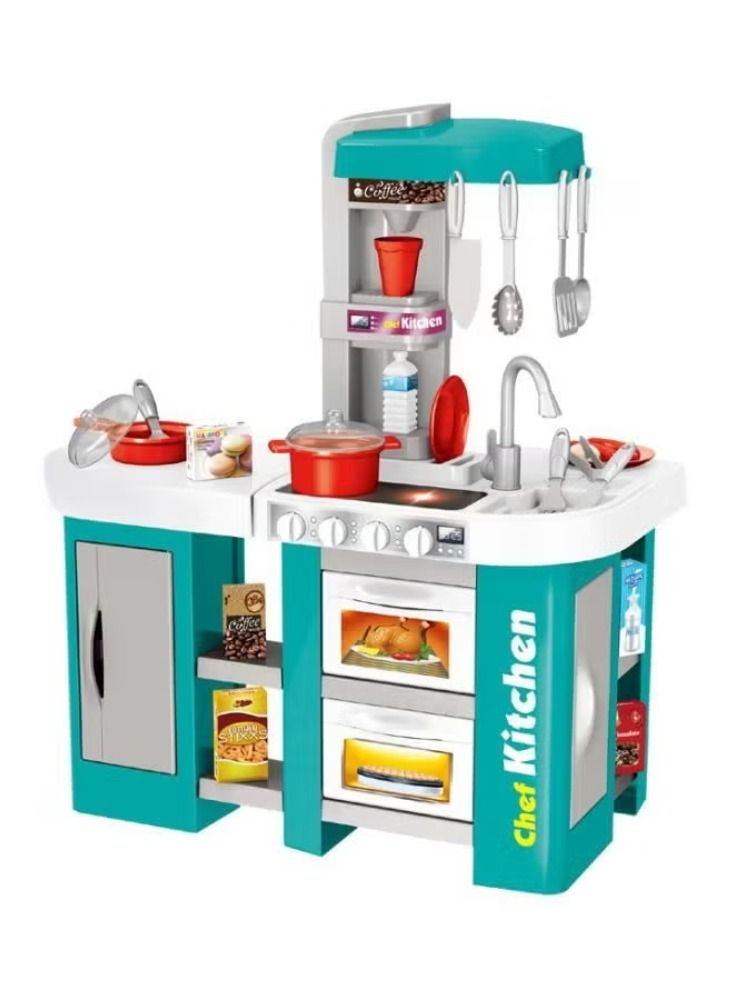 49-Piece Role Play Kitchen Set 34.5X33X72.5cm