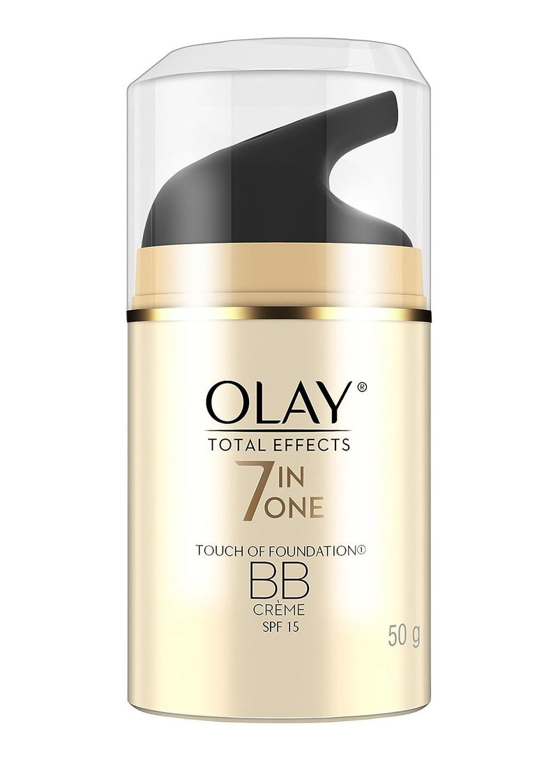 Olay Total Effects 7In1 AntiAgeing BB Day Cream with Touch of Foundation SPF15 50g