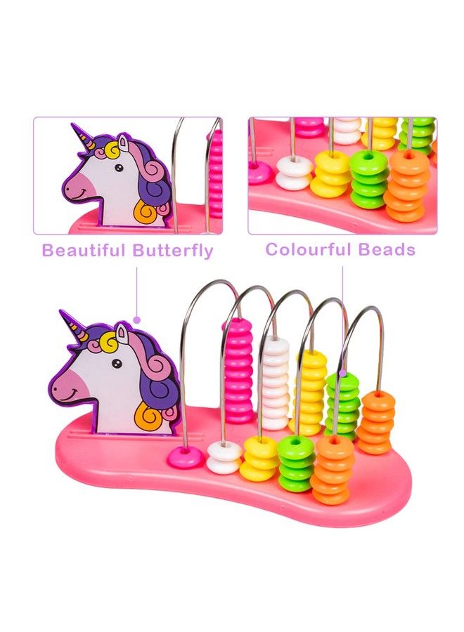 My First Abacus Unicorn ; Learning Kit To Enhance Counting Addition Subtraction Skills For Kids