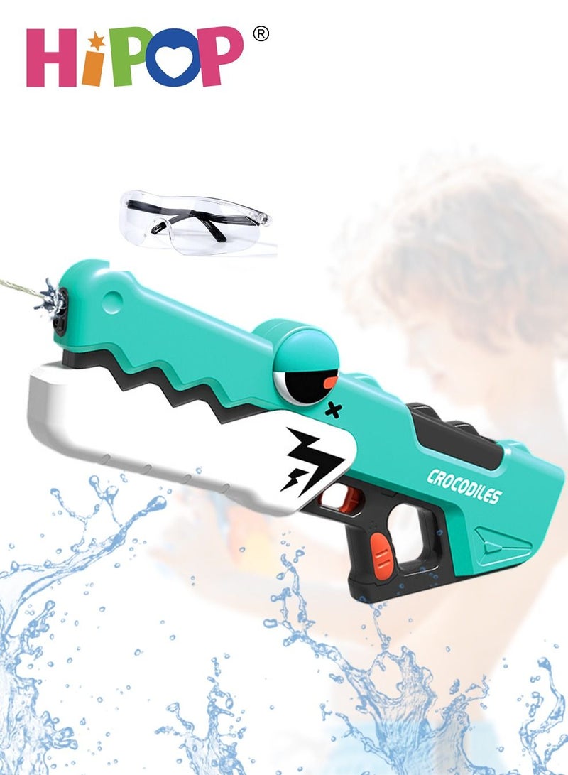 59cm Automatic Water Gun Toys for Kids,Water Blasters with Electric Water Absorption Function,High Speed Launch,Big Size Water Fight Toys