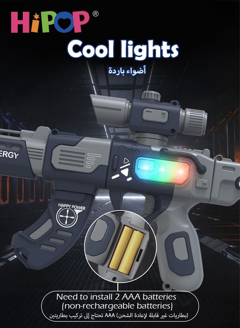 Electric Gun Toy for Kids,a Variety of Realistic Sound Effects,Boy Puzzle Toy Gun