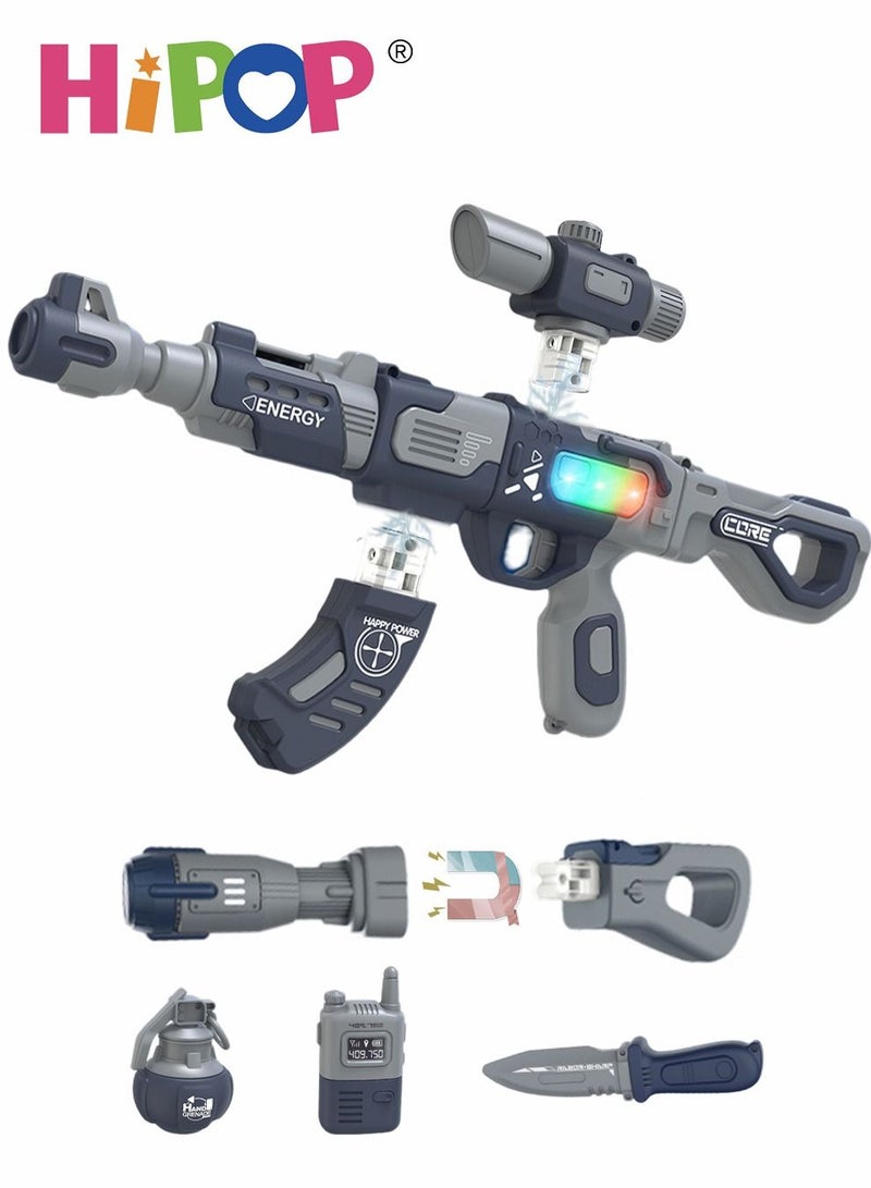 Electric Gun Toy for Kids,a Variety of Realistic Sound Effects,Boy Puzzle Toy Gun