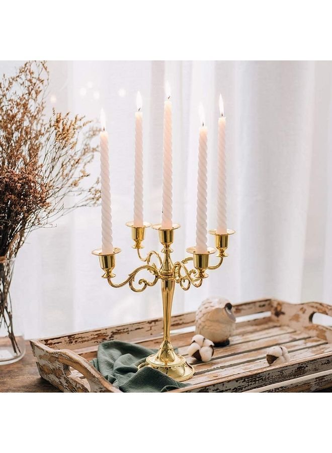 Candle Holder Gold One Size