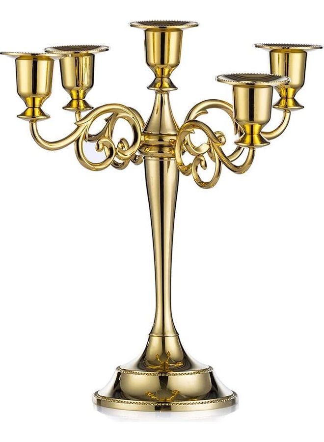 Candle Holder Gold One Size